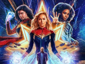 The Marvels é um filme estadunidense de super-herói de 2023 baseado nas personagens Carol Danvers, Kamala Khan e Monica Rambeau, da Marvel Comics.